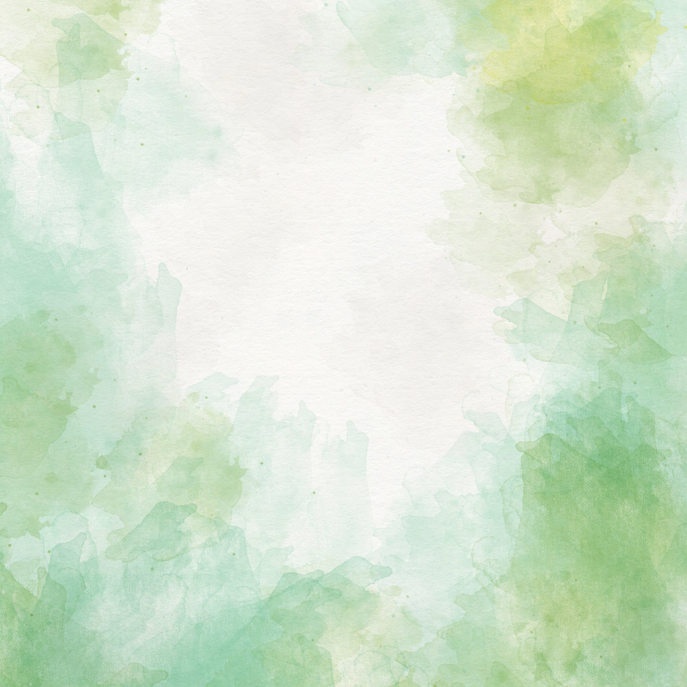 Green Watercolor Stain Background